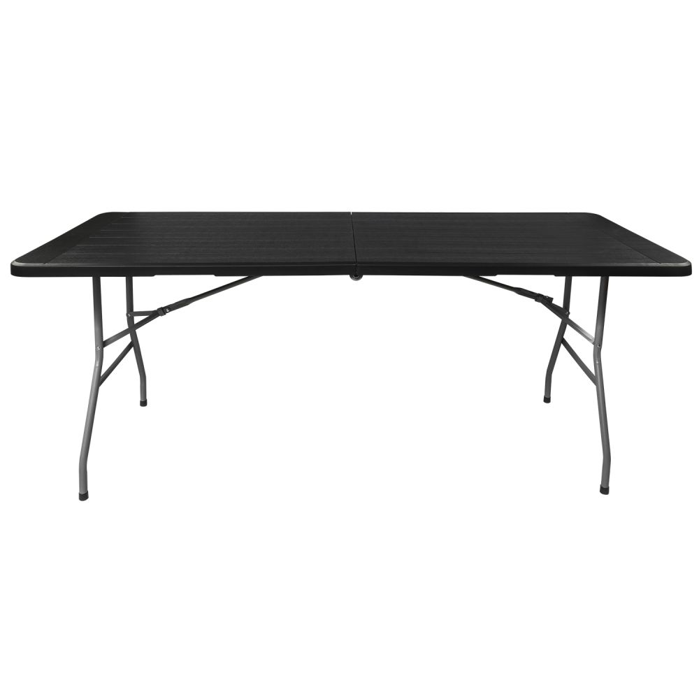 Mesa Plegable 180 cm  Textura Madera