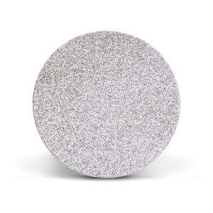 Plato Redondo Para Banquete Color Beige Texturizado 25.3 CM Diametro
