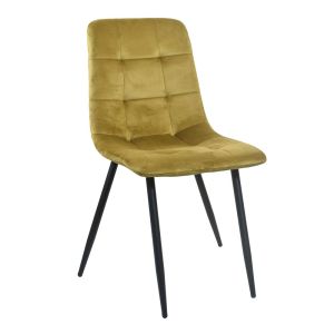 Silla para Comedor Sofia Cafe Forro Velvet
