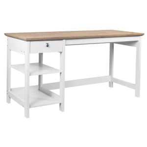 ESCRITORIO CON REPISAS INFERIOES 