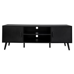 MUEBLE DE TELEVISION COLOR NEGRO 