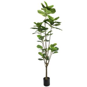 Ficus Planta Artificial Grande 210cm Base Maceta