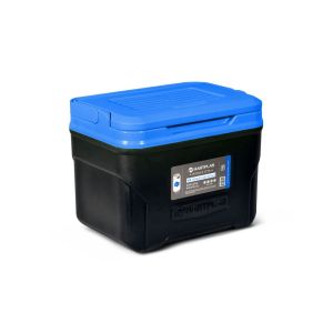 Hielera de Mano Tamaño Pequeña 12 Latas Modelo Izta Color Negro Azul