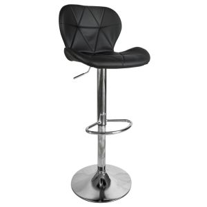 BANCO PARA COCINA NEGRO FORMA ROMBO