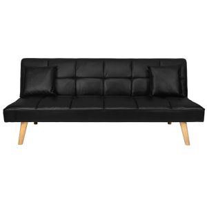 Sofa Cama Modelo Salamanca color Negro Vinipiel