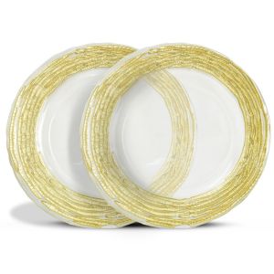 Juego de 2 Platos de Vidrio Modelo Nadir