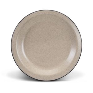 Plato Redondo Para Banquete Color Beige 27.7 CM Diametro