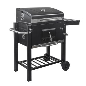 Asador de Acero Alabama con Mesa Lateral